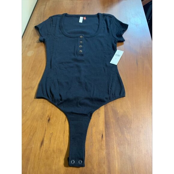 Anthropologie, By Pilcro Bodysuit Size XS Black Colored Women's - Picture 1 of 3